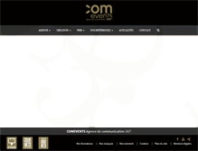 Tablet Screenshot of comevents.fr